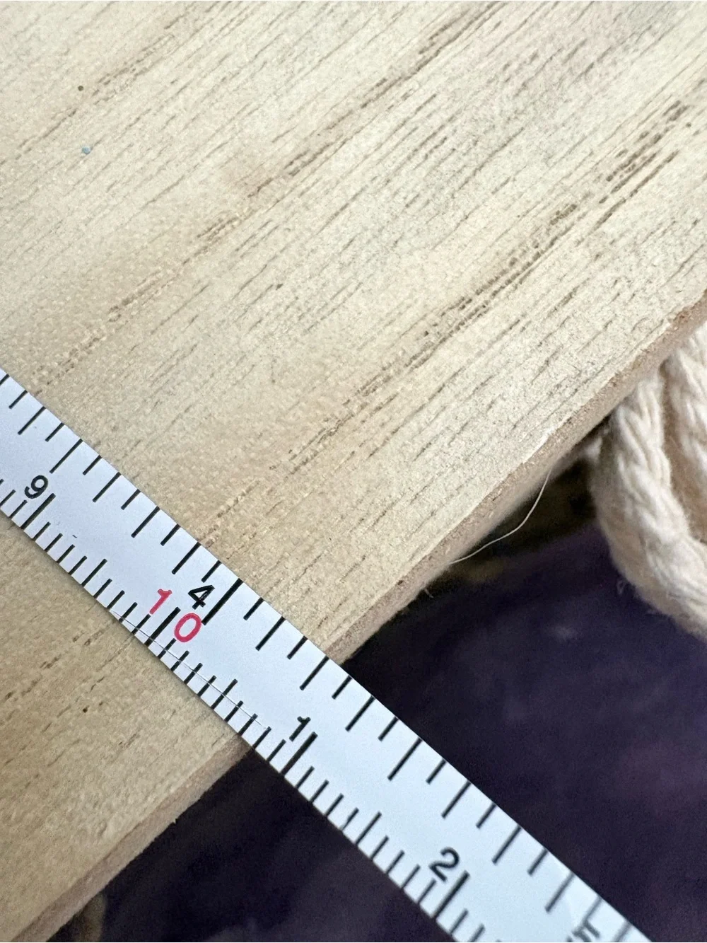 🔥🏷️Macrame Wall Hanging Shelf  2 Tiers Boho Wall Decor Floating 12x4x31